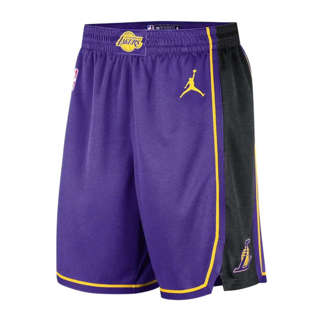 JUNIOR PANTALÓN CORTO DE JUEGO STATEMENT LAKERS
