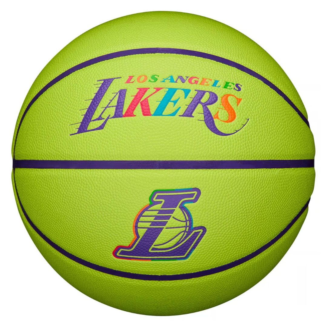 NBA TEAM NEON BSKT LOS ANGELS LAKERS TALLA 7